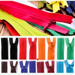 Rose Color 3# Long Invisible Zippers Sewing Clothes Nylon Coil Zipper - Image 2