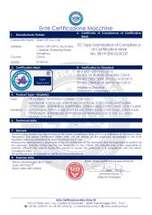CE-GTWY certificate of Giant Lift Co., Ltd. – certificate photo, supplier certificates section