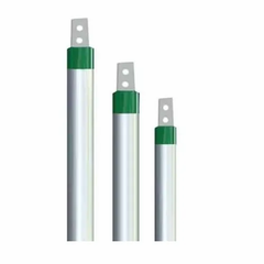 GI Earthing Electrode, Coating Thickness: 3mm Coating Thickness 3MM Length Of Rod 1M/2M/3M Thickness 32MM/42MM/48MM Material Galvanized Iron - Image 1