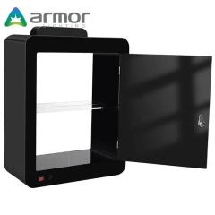 Factory Customized Acrylic Display Rack LED Light Electronic Atomizer Display Cabinet Cigar Accessories Display Stand with Lock - Image 1