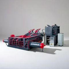 Automatic Horizontal Hydraulic Iron Metal Press Baler Machine for Cast Iron Scrap - Image 1