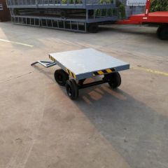European Type Single Axle Plant Trailers Flat Top Trailer ATV Galvanized Plate Trailer - Image 4