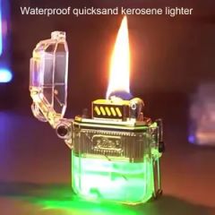 Kerosene Luminous Waterproof Grinding Wheel Lighter - Image 1