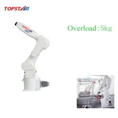 6dof Arduino Powered 6-Axis Industrial Robot Arm Origin China Condition New Control Mode PLC Trademark Topstar HS Code 8428904000 - Image 1