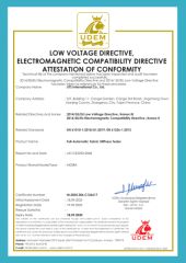 CE(LVD+EMC) certificate from Uts International Co., Ltd