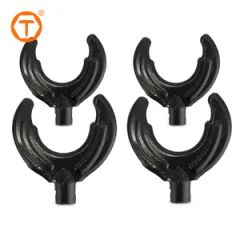 Red Adjustable Hydraulic Joints Auto Strut Coil Spring Compressor Tool with Snaps Positioning Holes - Image 4