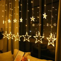 Star & Moon Light Strip Ambient Soft Warm LED Decorative Light String - Image 5
