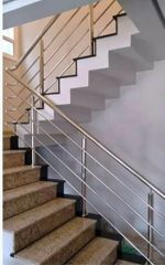 Stainless Steel Railing Design Style Plain Rail Height 900 mm Surface Finish Painted Application Area Balcony Infill Type Vertical - Image 2