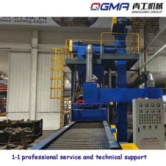 Mesh Belt Type Shot Blasting Machine with Integrated Abrasive Recycling and Separator Unit - Image 4