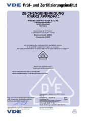 VDE certificate from Nanjing Inter Tech Co., Ltd.
