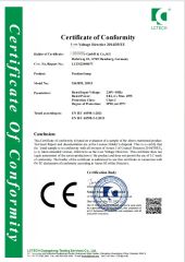 CE certificate from Shenzhen Wellsun Wood & Metal Products Co., LTD