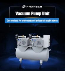 Double Stage Rotary Vane Vacuum Unit Weight 52kgs Origin China Model NO. RVP2 Noise 72 dB(a) Motor Power 4 Kw Trademark PRANSCH - Image 2