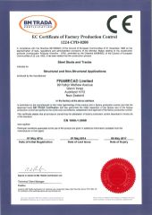 BM TRADA CERTIFICATION certificate from Wonderful (Foshan) Prefab House Co., Ltd.