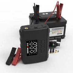 Ultimate 12000mAh Portable Power Bank and Jump Starter Input 5V Color Black Model NO. S-T27 Cycle Life 3000X Modelnumber - Image 2