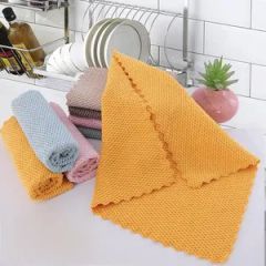 Wholesale 40*40cm Cleaning Kitchen Towels Dish Rags Microfiber Corn Cloth - Image 1