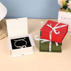 Book Shaped Jewelry Flip Box Ribbon Jewelry Gift Packaging Necklace Bracelet Cosmetics Gift Box Jewelry Storage Display Box - Shantou Eastcross Technology Co., Ltd