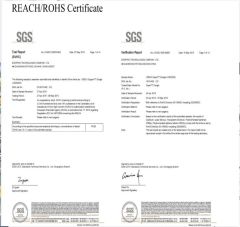 REACH ROHS certificate from Shenzhen Marvel Electronic Co., Ltd.