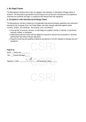 CSRI certificate from Xuzhou Sun Hong International Trade Co., Ltd.