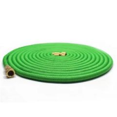 Double Latex Irrigation Expandable Garden Car Wash Hose with Brass Fitting and Spray Gun - Hangzhou Haikuo Rubber and Plastic Products Co., Ltd.