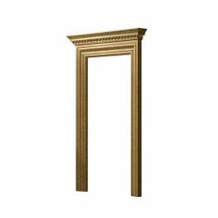 Rectangular Brown WPC Door Frame Color Brown Width 3 Feet Height 6 Feet Style Rectangular Surface Finish Paint Coated Country of Origin Made in - Image 1