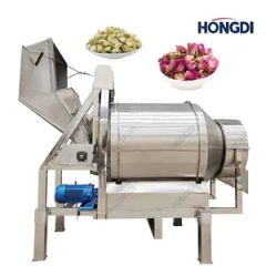 Nut Peanut Coating Flavor Stainless Steel Drum Mixer Industrial Mixer - Zhengzhou Hongdi Machinery Co., Ltd.