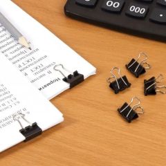 Promotional Reusable 10PCS High Quality Bulldog Clips Office Paper Binder Metal Accessory - Image 3