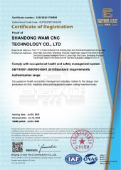 ISO-SAFTY certificate of HARBIN MEISHU TRADING CO., LTD – certificate photo, supplier certificates section