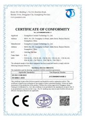 LABELING MACHINE certificate from Guangzhou Cosmati Technology Co., Ltd