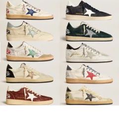 Mens Fashion Tennis Sneaker Golden -Goose-Ggdb Ball Star Designer Shoes with Suede Star - Huzhou Fendi Trade Co., Ltd