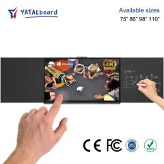 75-Inch All-in-One Interactive Multimedia Electronic Whiteboard Smart Nano Blackboard Classroom Teaching Tool Interactive - Image 1