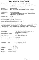 Doc for urine bag sterile certificate from Changzhou Standard Medical Devices Co., Ltd.