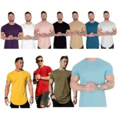 OEM Wholesale Custom Shirt Polyester Sport Sweatshirts Quick Dry Crewneck Running Fitness Mens T Shirt - NANCHANG LANGMAI CLOTHING CO., LTD.