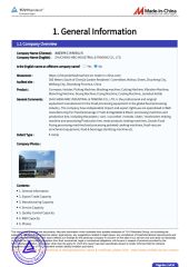 TUV certificate from ZHUCHENG MBC INDUSTRIAL & TRADING CO., LTD.