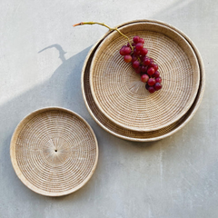 Premium Handicrafts Rattan Woven Trays - Image 3