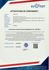 TD20222401 certificate of Foshan Shensheng Building Material Technology Co., Ltd. – certificate photo, supplier certificates section