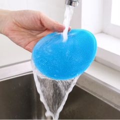 Spifit Kitchen Rubber Dish Scrubber Silicone Dish Sponge Origin China Hardness Soft Usage Kitchen Color Multicolor Trademark - Image 2