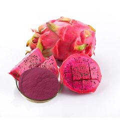 100% Water Solubler Fire Dragon Fruit Powder ISO Factory Supply Instant Drink Pitaya Powder Native Red Dragon Fruit Juice Powder - Image 1