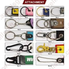 Premium Personalized Metal Key Chains with Custom Embroidery - Image 5