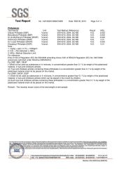 SGS Material Report (Phthalate) certificate from Ningbo Hangzhou Bay Best Century Crafts Co., Ltd.
