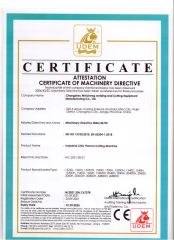 ISO12100 certificate from Changzhou Weicheng Welding And Cutting Equipment Manufacturing Co., Ltd.