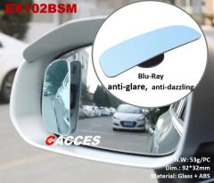 Square/Rectangle/Round Car Rear Blu-Ray Blind Spot Mirror,HD 360 Degree Rotate Design, Auto Side Mirror Wide Angle Mirrors Safety Convex Mirror for All Vehicles - Image 4