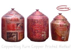 Round Copper Water Tank Shape Round Design Round Color Copper Features Printed Copper purity 98% Usage/Application Home Material 98%+ Pure - Image 2