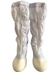 Autoclavable Heat Resistant Cleanroom Booties Origin China Gender Unisex Insoles Rubber Model NO. LZ02023 Trademark Lingtech - Image 3