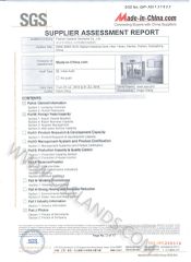 SGS Factory Audit Report 2 certificate from Foshan Casland Garments Co., Ltd.