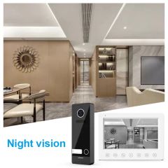 CVBS Home Security 7 Inches Video Door Phone Interphone Doorbell - Image 5