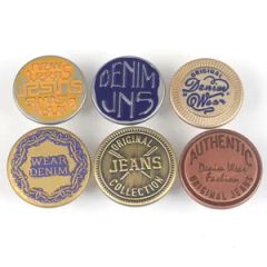 Metal Shank Denim Jeans Metal Button Denim Brass Painting Round Dry Cleaning Jeans Button for Clothes Jeans Buttons and Rivets - Shenzhen Zonesun Industry Co., Ltd
