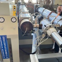 Plastic Cable Threading Flexible Corrugated Pipe Hose Forming Extruder Machine - Image 4