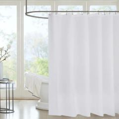 Solid Color Waterproof Polyester Shower Curtain Origin China Style Printed Model NO. Y-100 Location Shower Width - Image 4