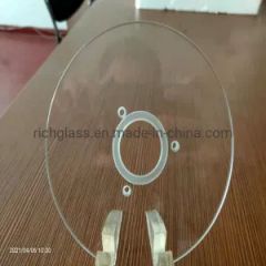 Clear Ultra Clear CNC Polished Edge Hole Toughened Tempered Step Glass with CE ISO TUV Certificate - QINGDAO RICH GLASS CO., LTD.
