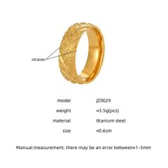 Stainless Steel Rings Rotation Non Fading Frosted Rotation Steel Ring for Men Women Fine Jewelry - Image 5